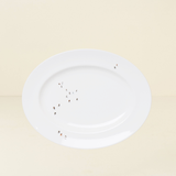 Skier Oval Serving Platter