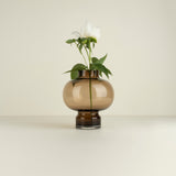 Small Boll Vase, Mocha