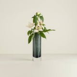Cylindrical Bud Vase, Old Green