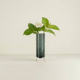 Cylindrical Bud Vase, Old Green