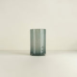 Tall Cylindrical Vase,  Old Green