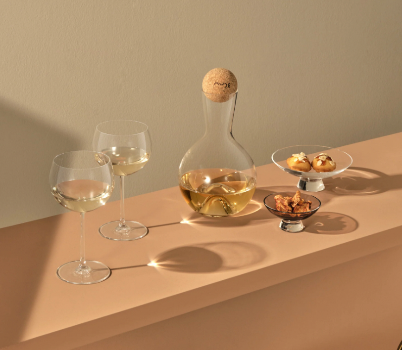 Vintage Decanter With Cork Stopper