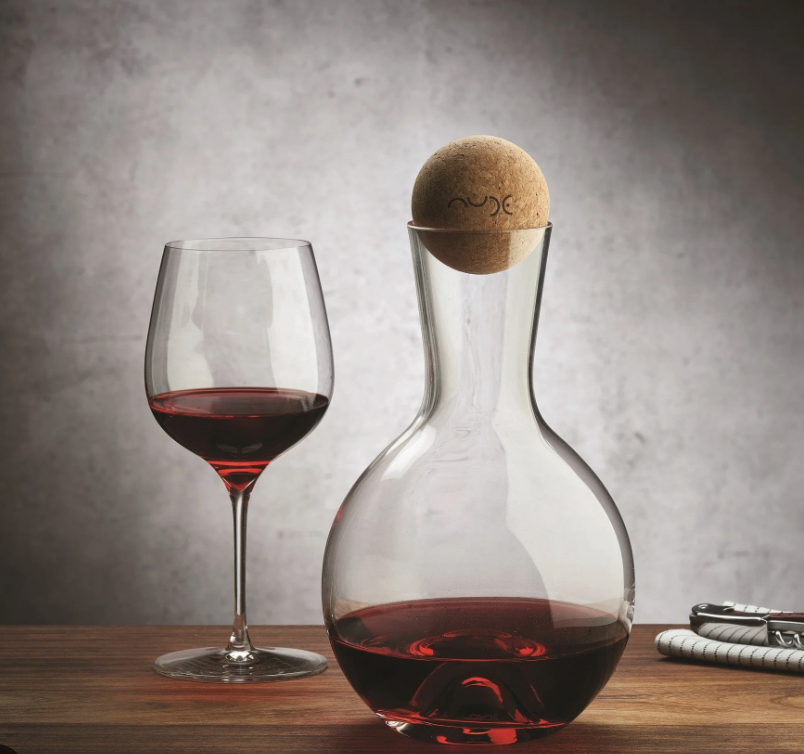 Vintage Decanter With Cork Stopper
