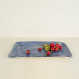 Plain Wash Trough Platter Blue