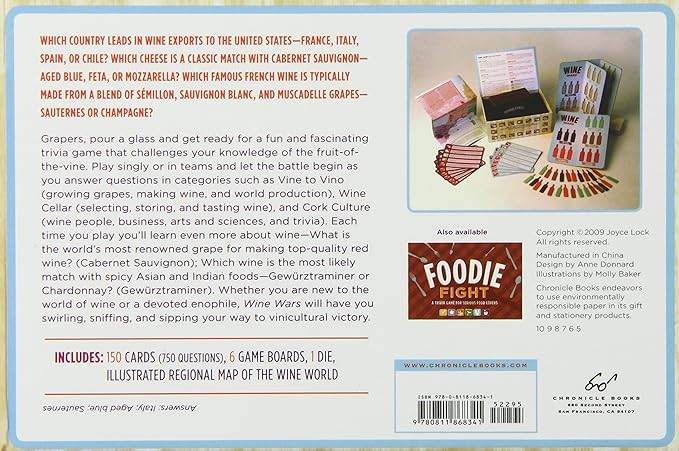 Wine Wars Trivia Game Back