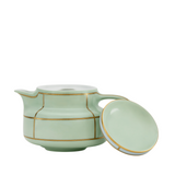 Diva Teapot w/ Cover, Verde