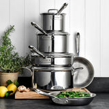 D5 Polished Cookware Set, 10-Piece