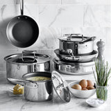 D5 Polished Cookware Set, 10-Piece