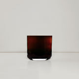 Blade Vase Low, Caramel