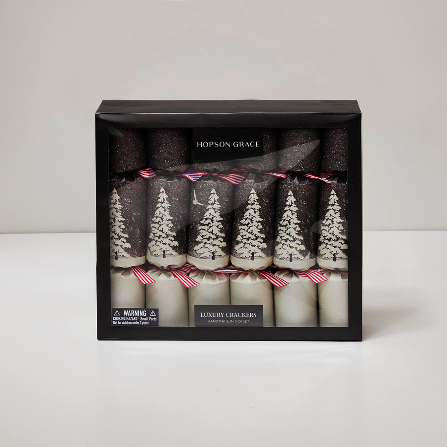 Luxury Christmas Crackers, Set/6 Racing Penguins