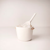 Sculpt Resin Ice Scoop, White