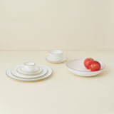 A Table Black Line Dinnerware Collection Dinner Plate