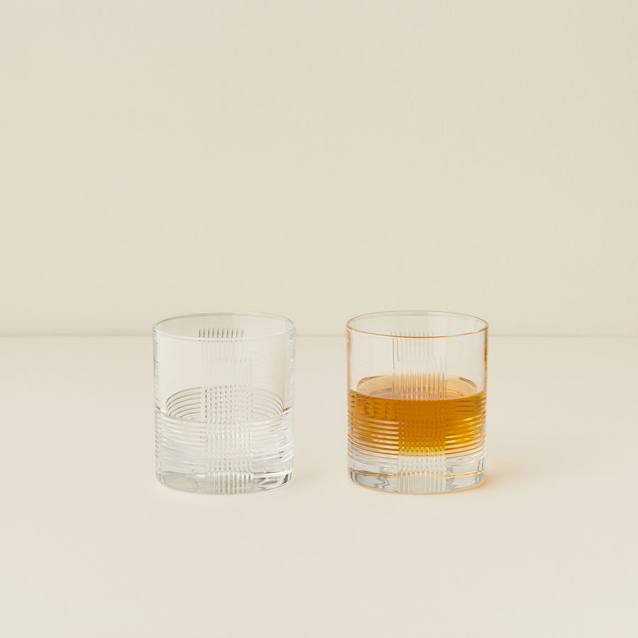 Skye Double Old Fashioned Glass,  Set/2