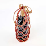 Recycled Leather Mesh Bottle Holder
