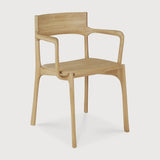 Pi Dining Chair, Oak, With Armrest