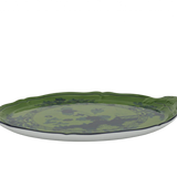 Oriente Italiano Round Cake Platter, Malachite