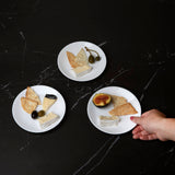 A Table White Dinnerware Collection Canape Plate