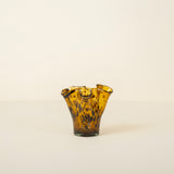 Lettuce Leaf Vase, Tortoise, Small