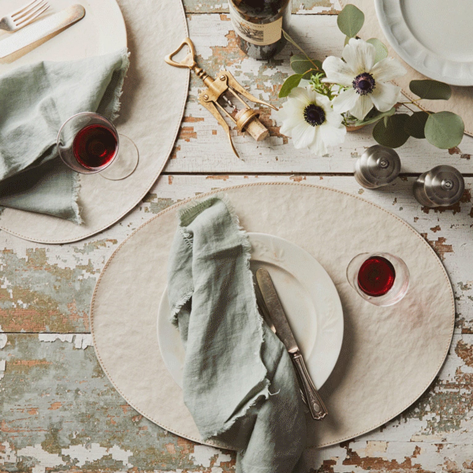 Oval Placemat, Cashmere