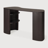 Roller Max Desk, Mahogany Dark Brown