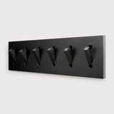Utilitile Wall Hanger, Oak Black, 6 Hangers