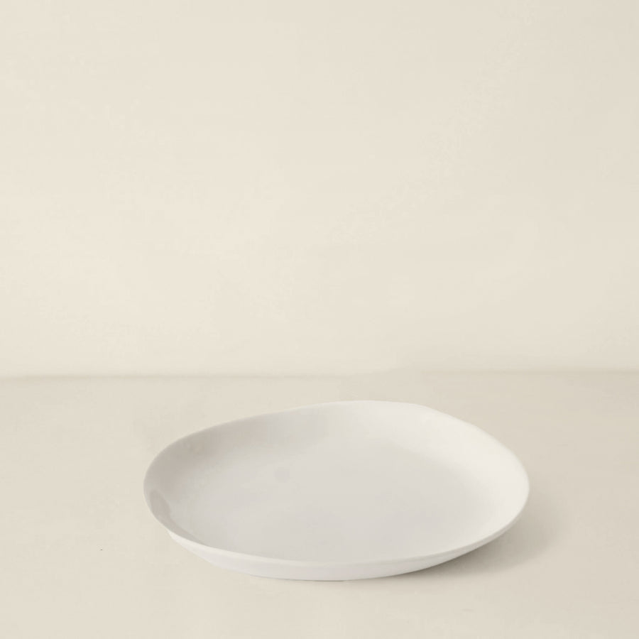 Sandia Melamine White Salad Plate 7.75"