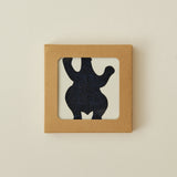 Assorted Square Coasters, Set/4