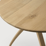 Oak Twist Side Table