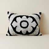Silk Velvet Decorative Pillow,  Flower Power