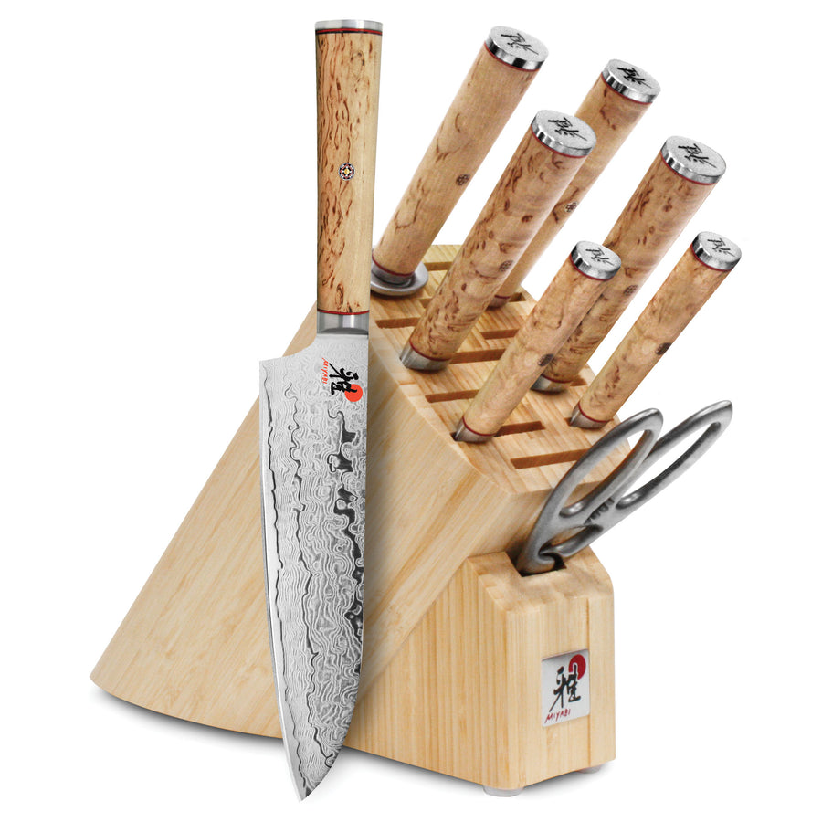 Birchwood 7-Piece Knife Set + Block
