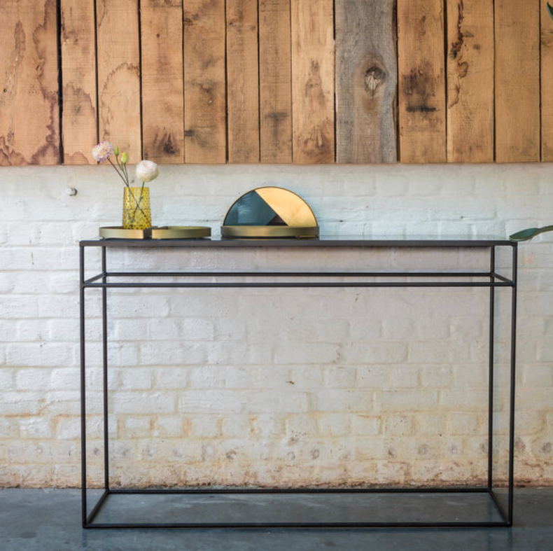 Charcoal Console Table