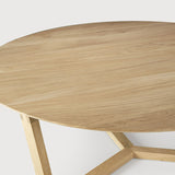 Oak Tripod Coffee Table