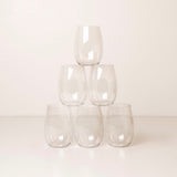 Shatterfree Stemless Resin Glass, Small Set/6