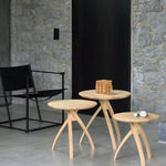 Oak Twist Side Table