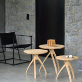 Oak Twist Side Table
