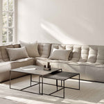 Pentagon Nesting Coffee Table Set, Whisky