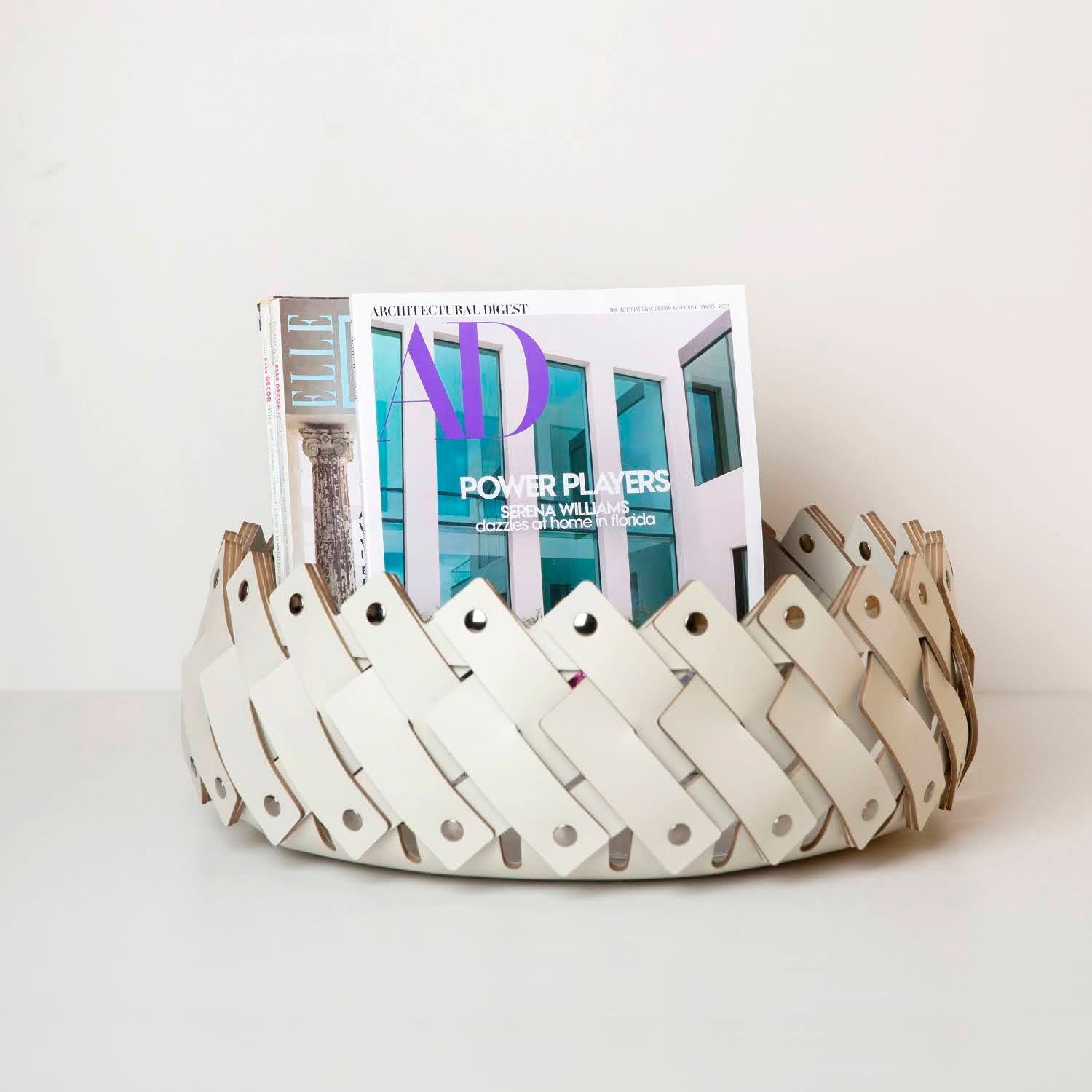 Almeria Short Leather Basket