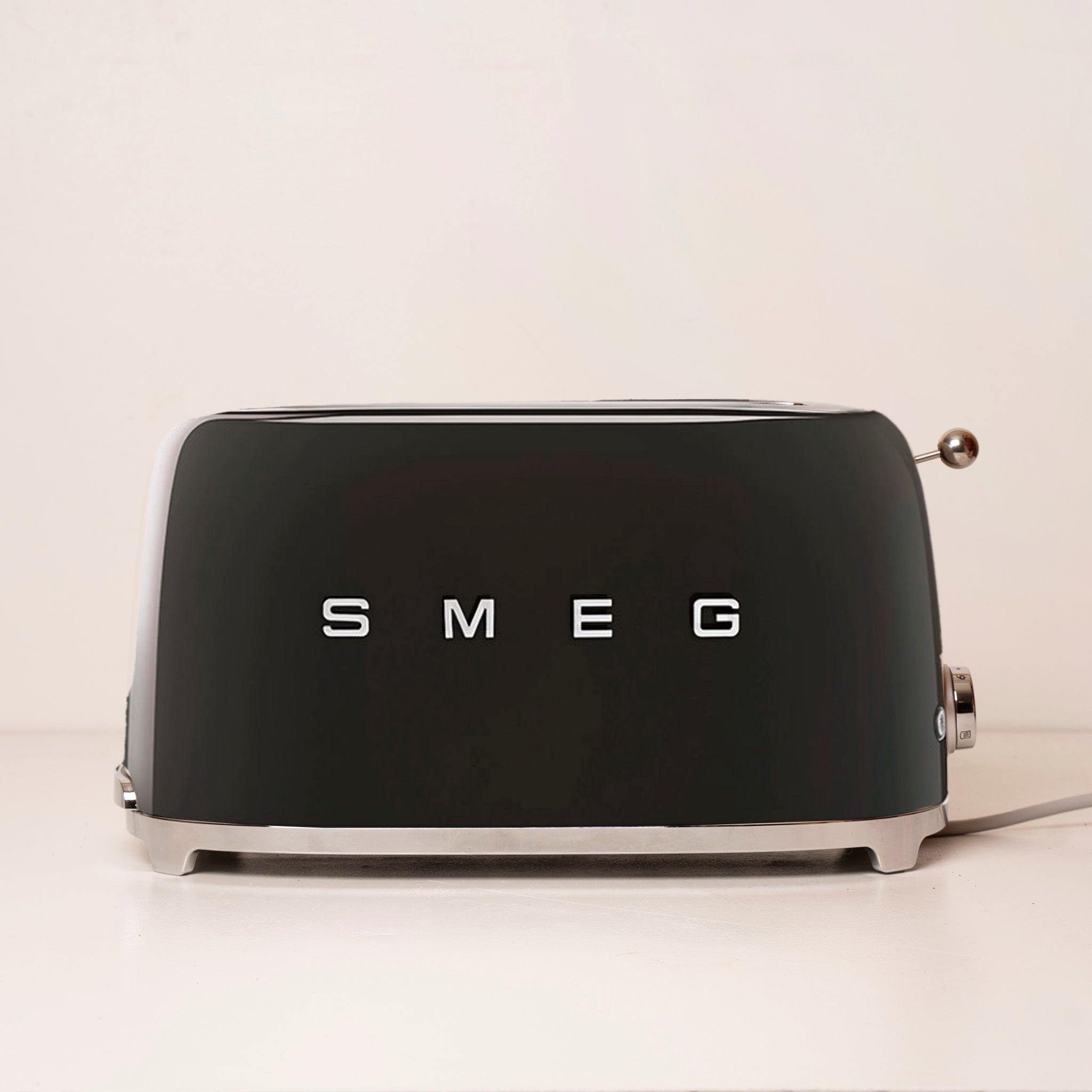 Appliances Smeg Slice Black Toaster Smeg TSF03 Retro Style 4-Slice