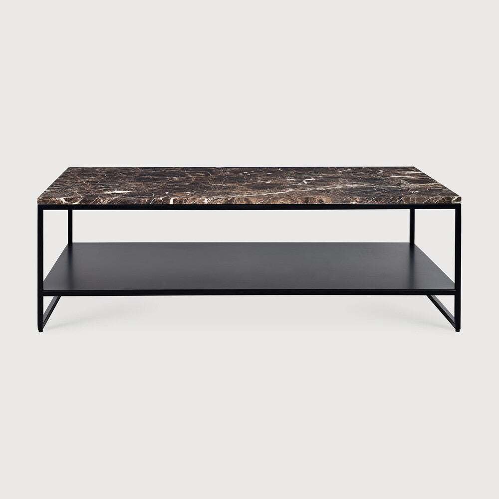 Stone Coffee Table, Dark Emperador