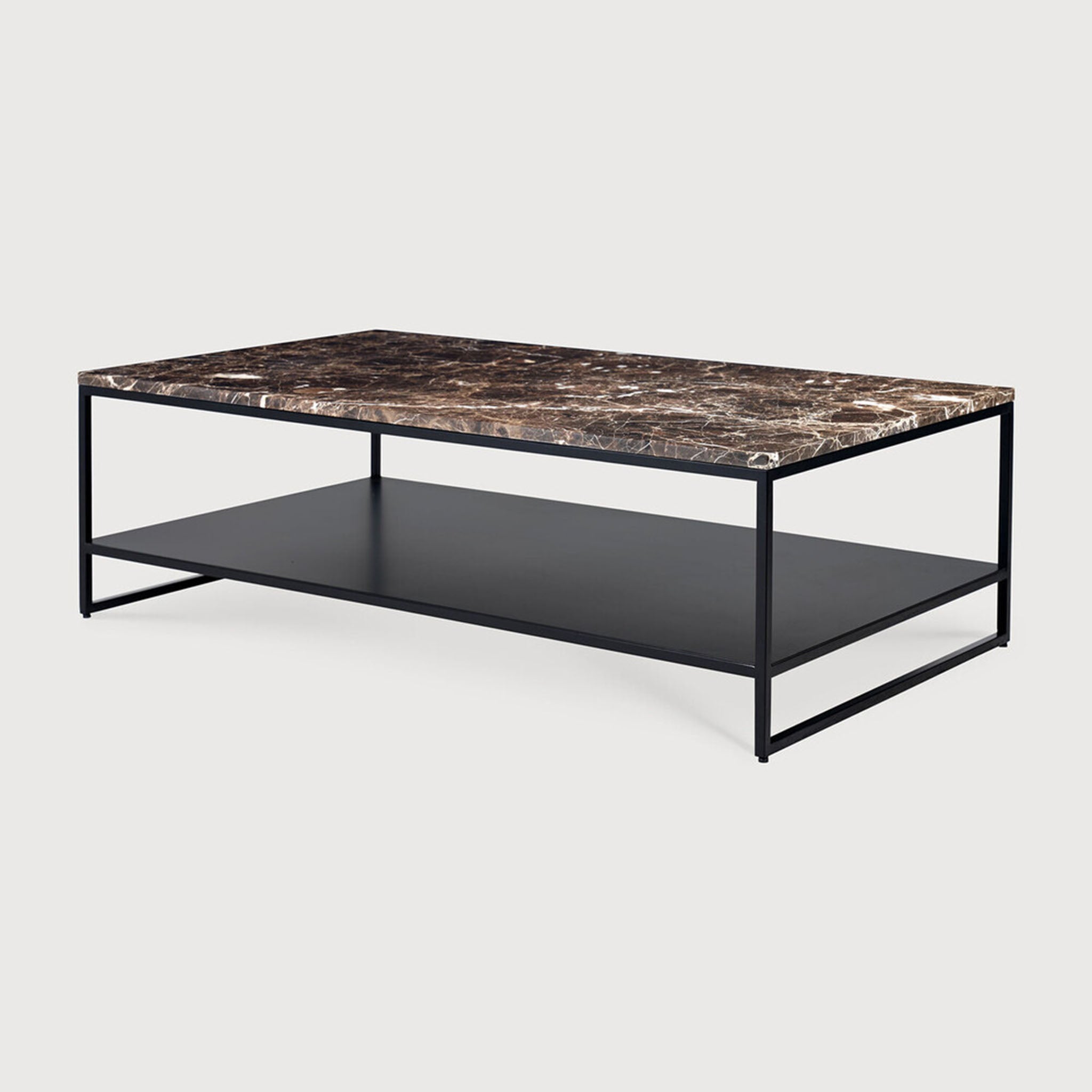 Stone Coffee Table, Dark Emperador