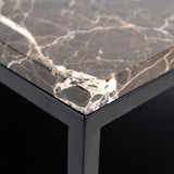 Stone Coffee Table, Dark Emperador