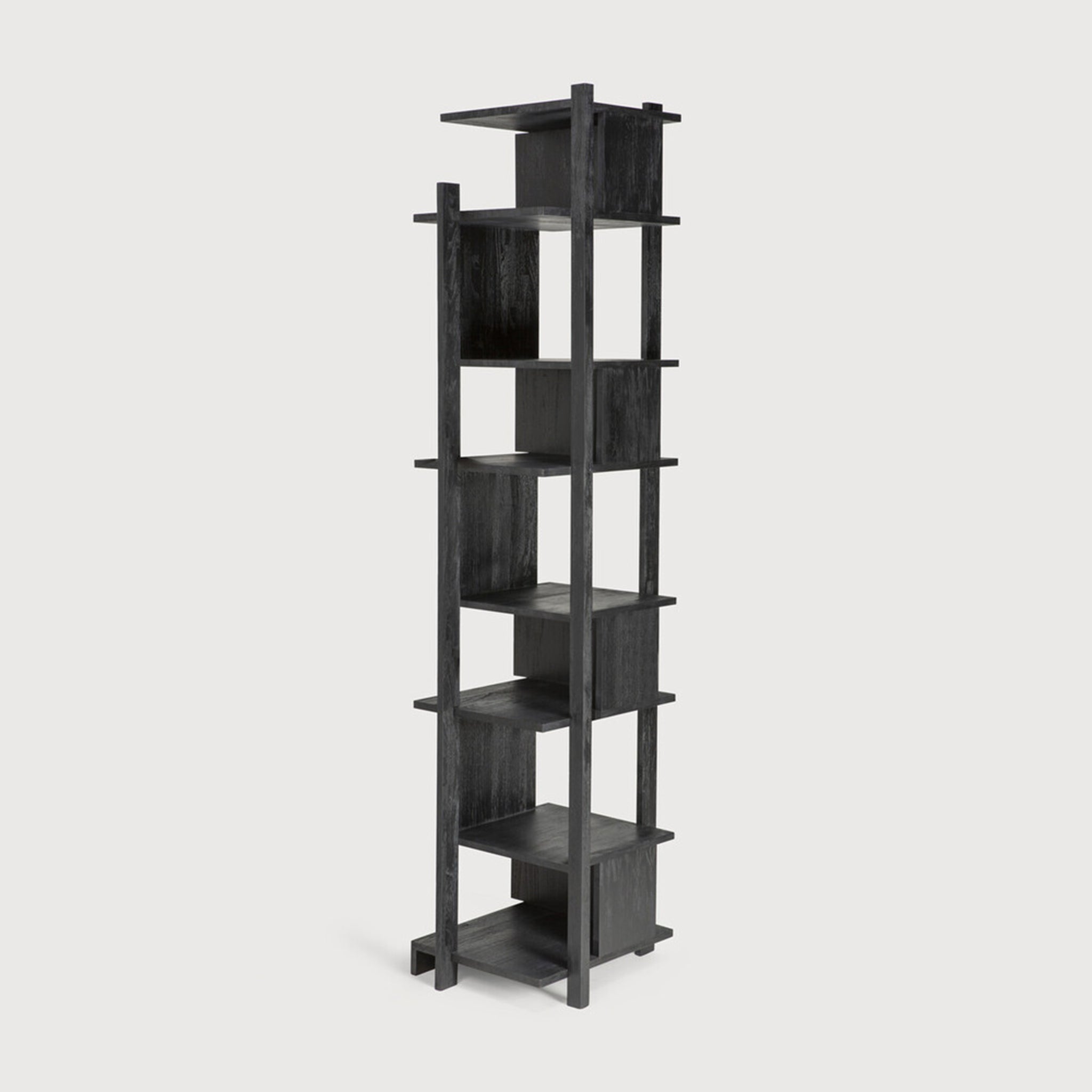 Teak Abstract Black Column