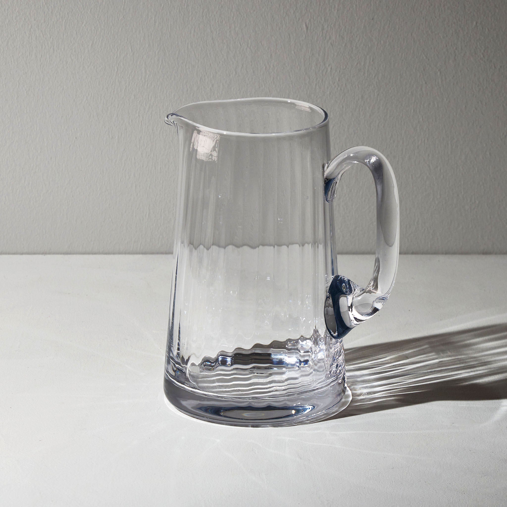 Corinne Fluted Glass Pitcher