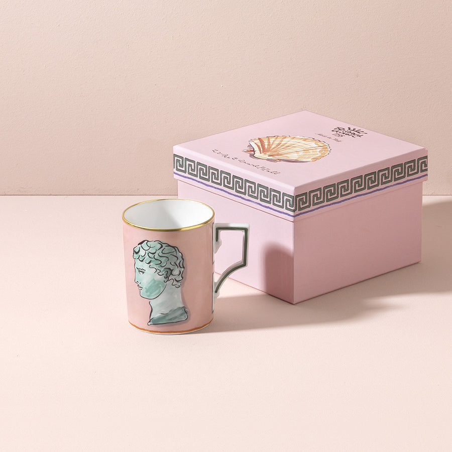 Luke Edward Hall Il Viaggio Di Nettuno Mug, Pink