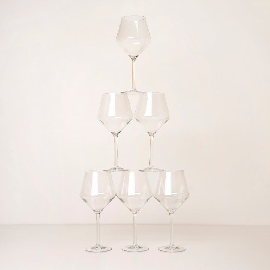 Shatterfree Resin  Red Wine Glass, Set/6